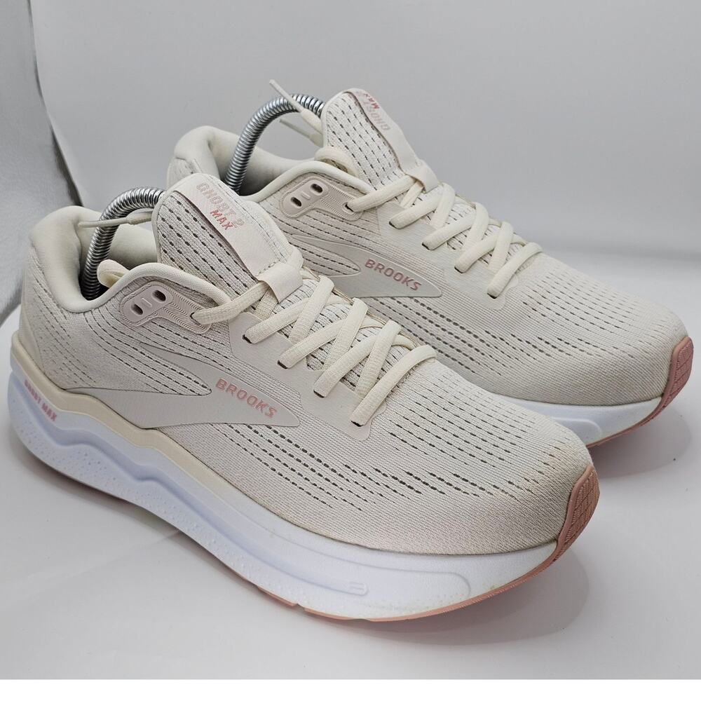 Brooks Ghost Max 2 Coconut Milk Zephyr Womens 9.5 Medium B UK 7.5 Running Shoes